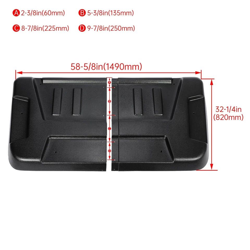 58-5/8 in Hard Top Roof For Polaris Ranger 500 LE Midsize EFI 2013 - Imagem 2 de 4