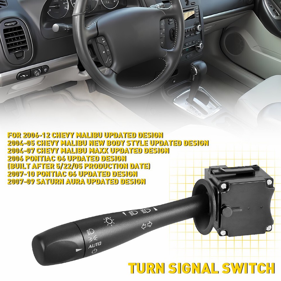 Turn Signal Wiper Headlight Switch Arm For Chevy Malibu Pontiac G6