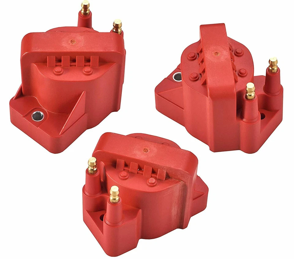 Производительная катушка зажигания 3 шт. для Buick Cadillac Chevrolet Isuzu Pontiac, красная - Изображение 2 из 2