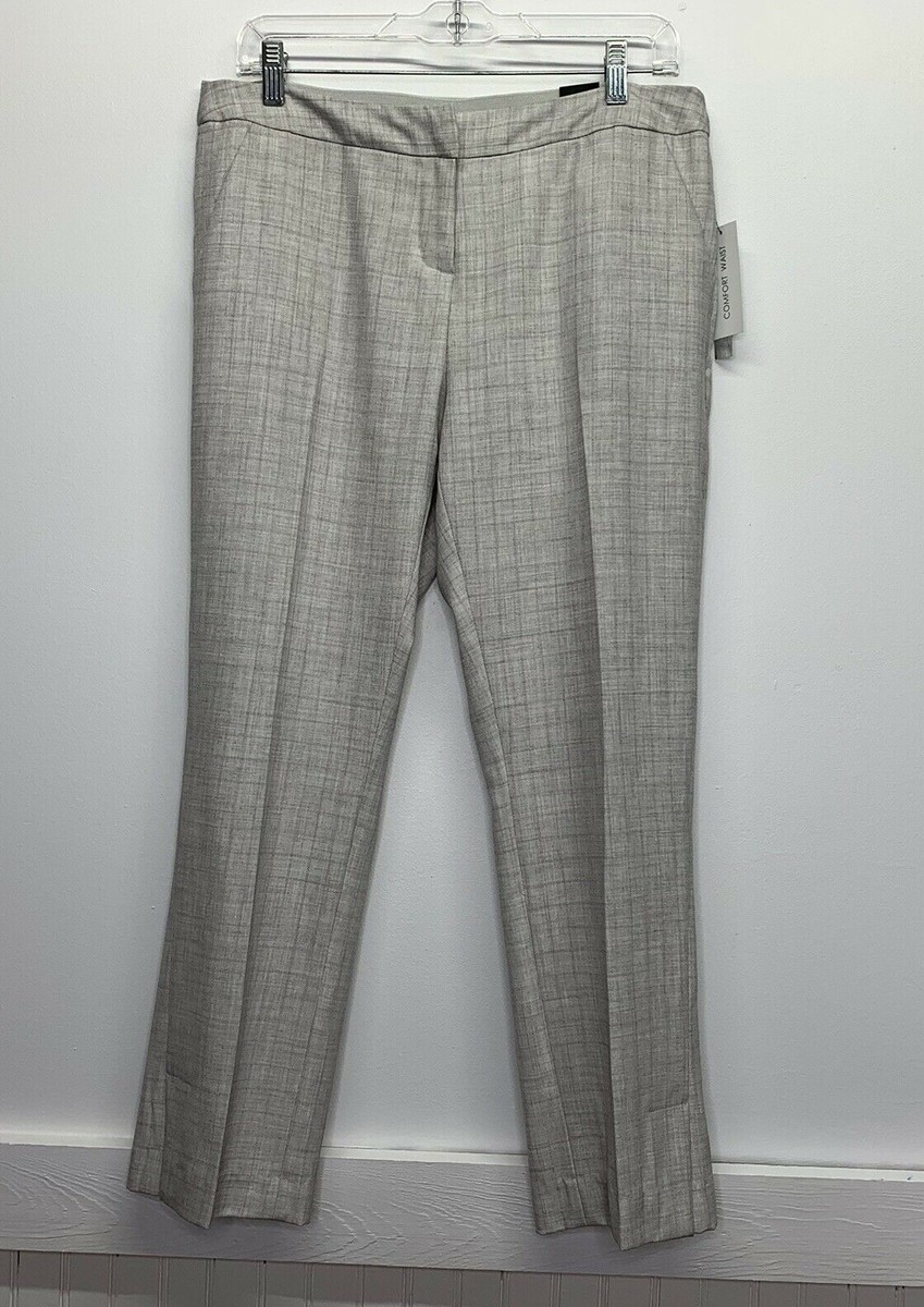 grey capri dress pants Amanda + Chelsea NEW Womens Size 8 Gray $98 Capri trousers