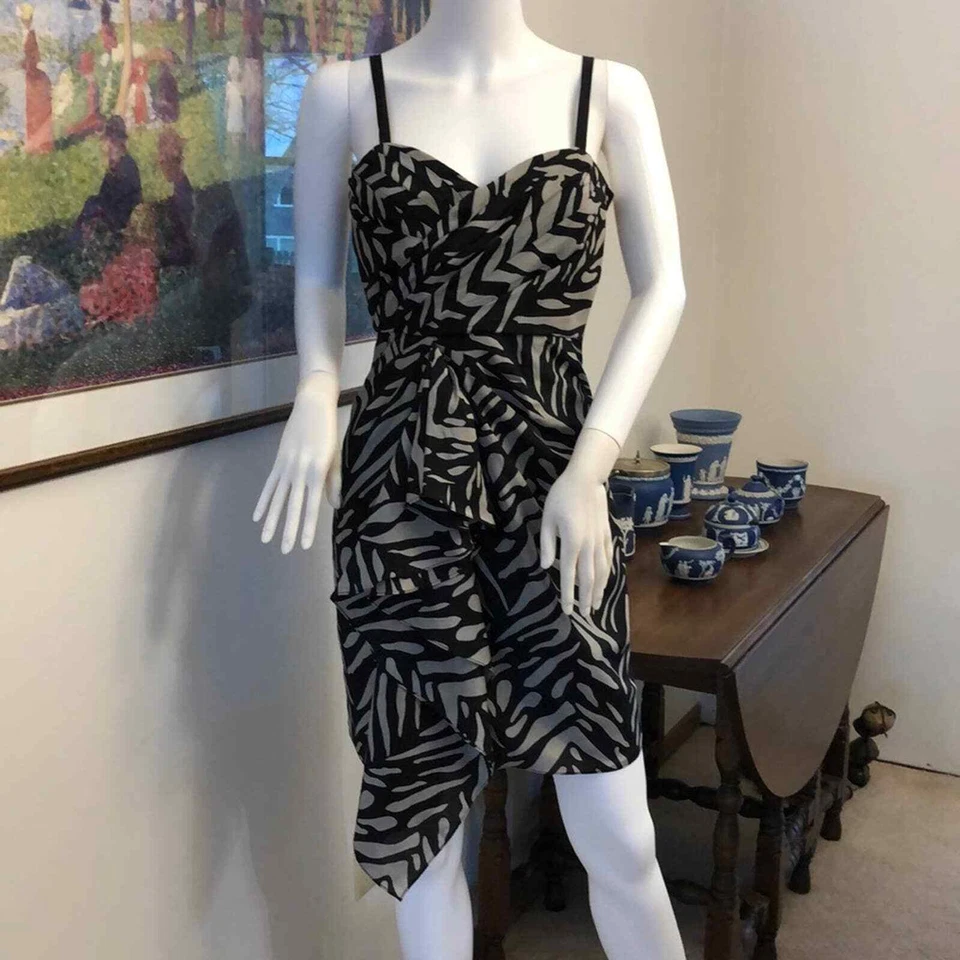 Vestido Laila Azhar mezcla seda talla 8 Foto 2 de 4