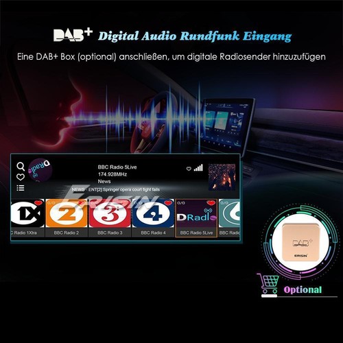 8.8” CarPlay Android 13 4G Autoradio BMW 3er E90 E91 5er E60 E61 6er E63 E64 CIC - Bild 12 von 23
