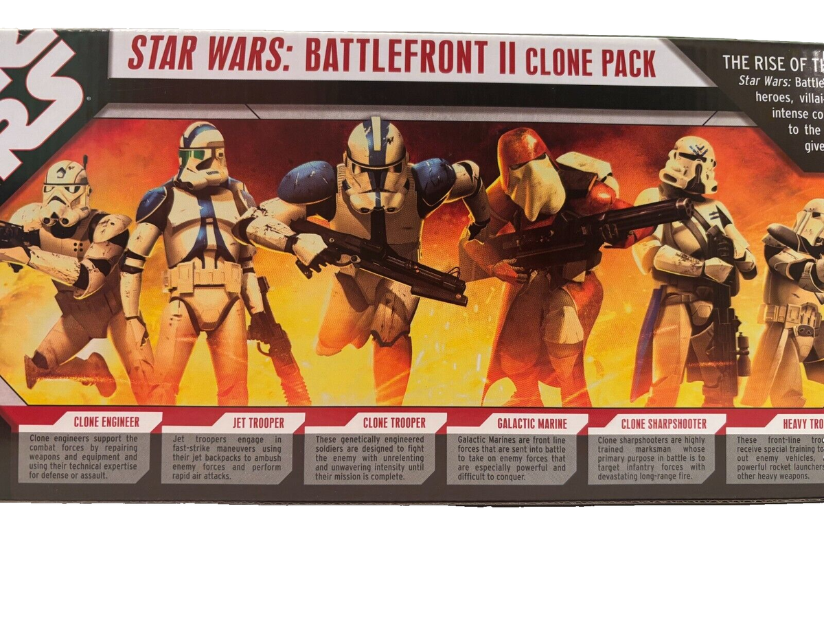 スターウォーズ バトルフロント2 クローンパック Hasbro Star Wars: Battlefront II Clone Pack (NIB) | eBay