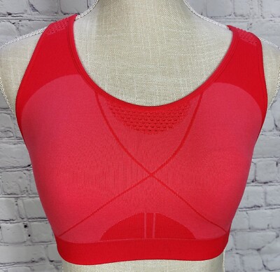Falke Ergonomic Womens S Maximum Support Sports Bra - Hibiscus Pink Retails $60