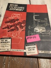 Revue technique Fiat 850