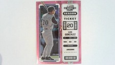 2023 Chronicles Contenders Optic Season Ticket Pink Hype Prizm Luis Gonzalez /17