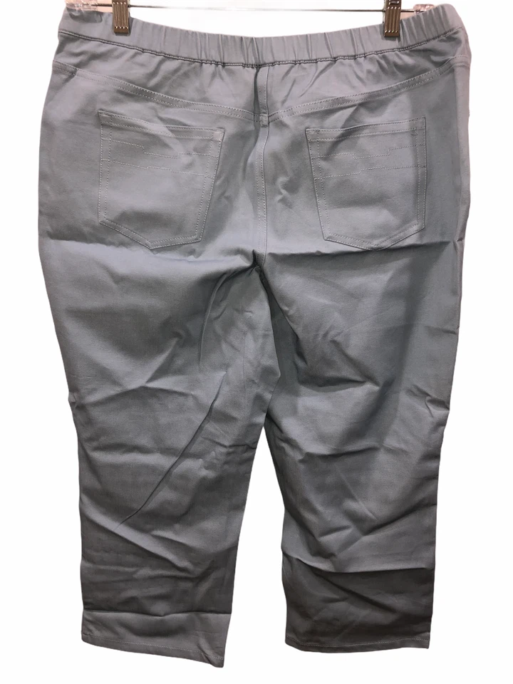 Pantalones de mezclilla para mujer H by Halston regulares de estudio elásticos talla 16 Foto 2 de 2