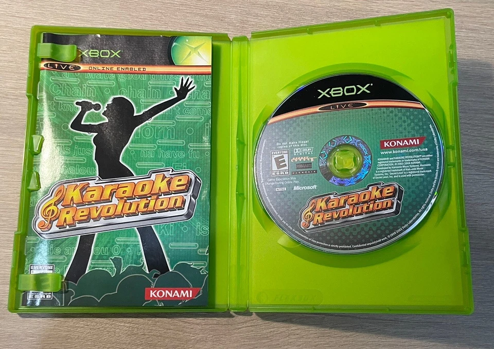 Karaoke Revolution (Konami) Microsoft Xbox 2004 - VERY GOOD - Image 3 of 4