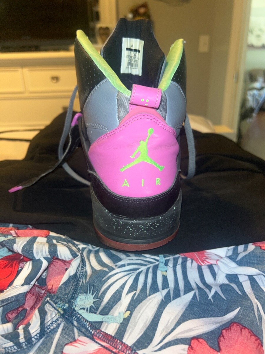 Size 10.5 - Air Jordan Flight 45 High Cool Grey Lime for sale