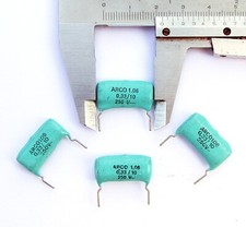 2 pcs Arco 1.06 330nF 250V 10 0,33uF vintage capacitor NOS Vox Jen Wah ICAR mod