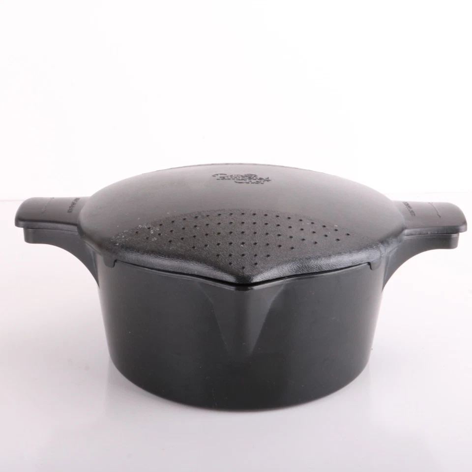 Pampered Chef 2 Qt Microwave Steamer Rice Cooker Pot w/Locking Lid #2778 - Image 2 of 4