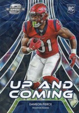 Dameon Pierce 2022 Contenders Optic Up and Coming Black Scope /25 Rookie