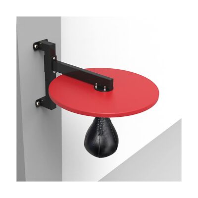 Adjustable Speed Bag Platform Kit - 360° Swivel, Heavy-Duty Wooden Board For Boxing & Home Workouts