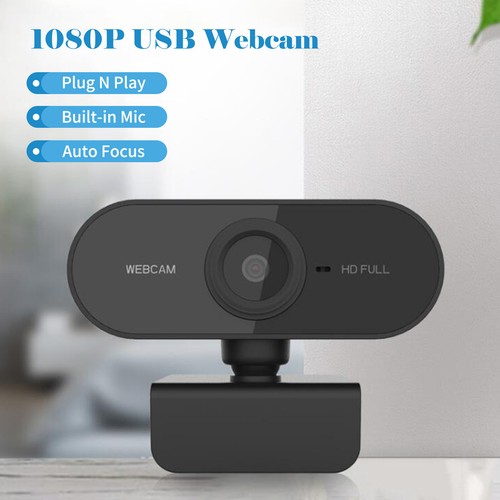 USB 1080P Camera with Microphone Desktop Laptop Webcam for Live F2M7 - Picture 2 of 10