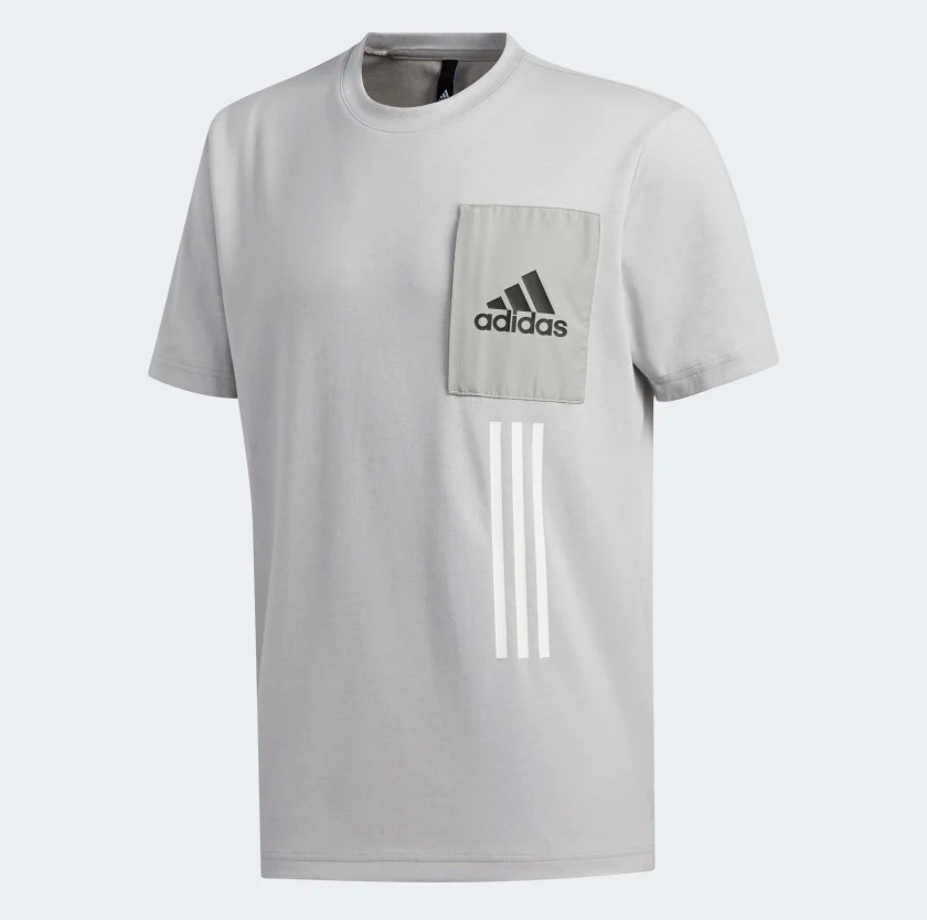 Мужская футболка Adidas Game and Go Crew, средне-серый Вереск