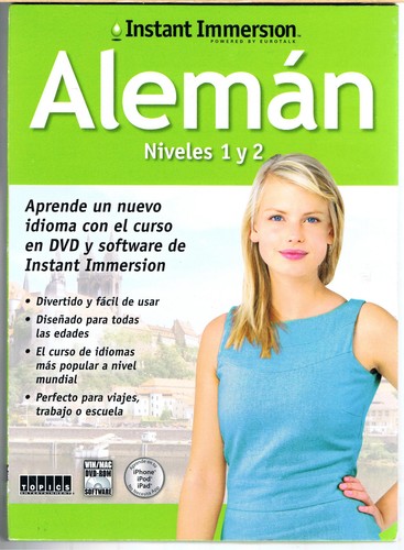 Instant Immersion Learn to Speak GERMAN ~SPANISH TO GERMAN(1&2)Computer Software - 第 1/4 張圖片