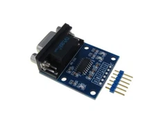RS232 Serial Port To TTL Converter Module LED DB9 Breakout TX RX CTS RTS
