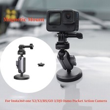 Magnetic Mount For Insta360 one X2/X3/RS/GO 3/DJI Osmo Pocket Action Camera Part