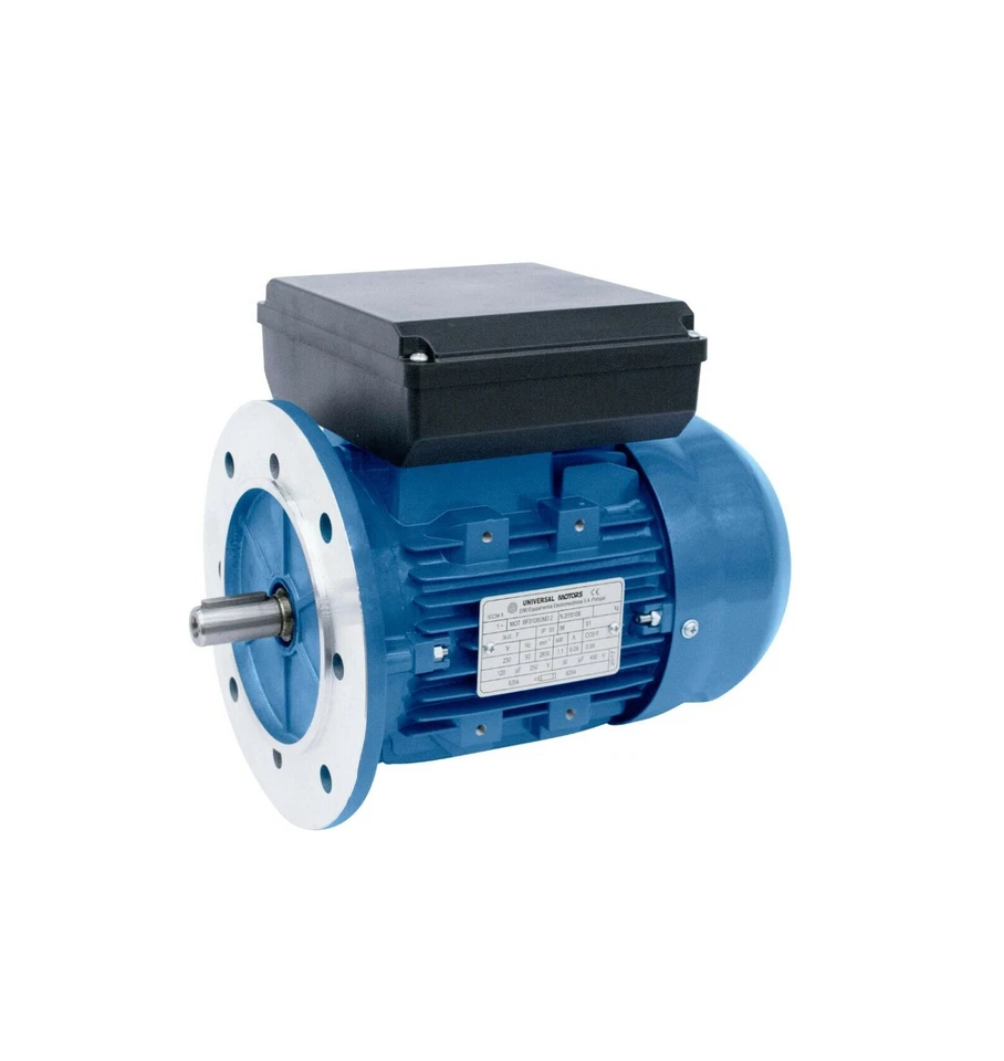 HIGH QUALITY DUAL CAPACITOR SINGLE PHASE ELECTRIC MOTOR 1400RPM 2800RPM PH 230V - Image 2 of 4