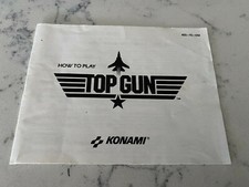 Instruction Booklet TOP GUN Nintendo NES 1987 Manual Only