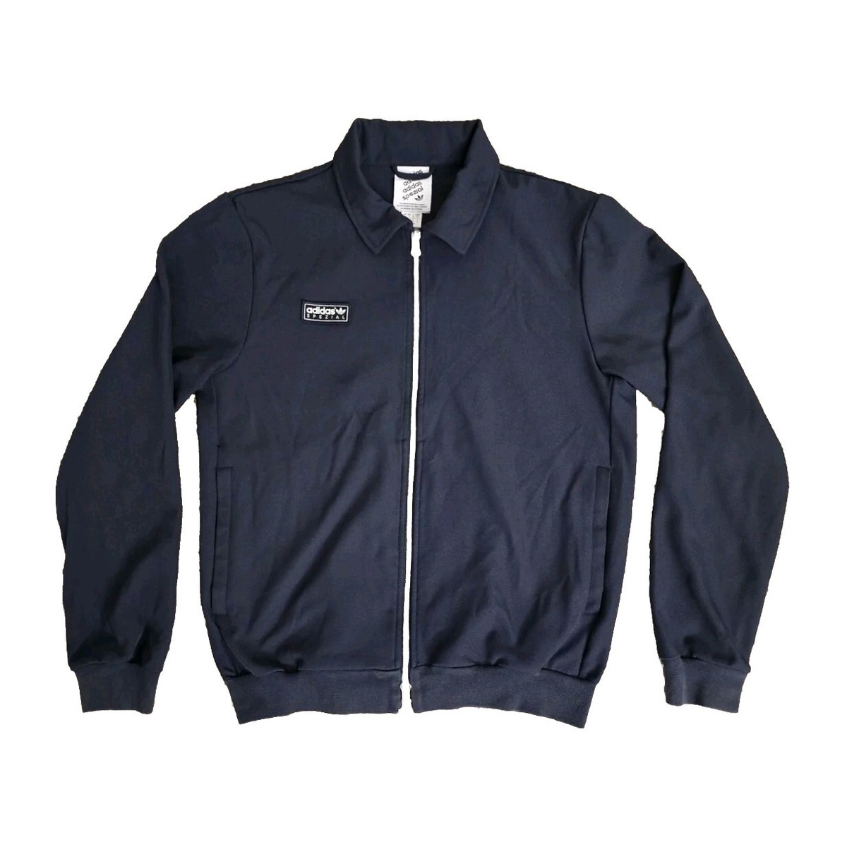 Adidas Ewood SPZL TT Track Top Spezial Men's SMALL Night Navy Jacket USED