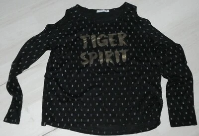 14 ans : T-shirt ML noir TIGGER SPIRIT Gemo - Photo 1/4