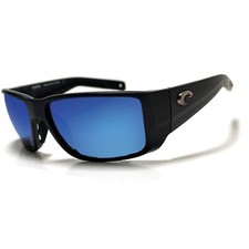 Costa Del Mar Blackfin Pro Matte Black/Blue Mirror 580G Polarized Sunglasses