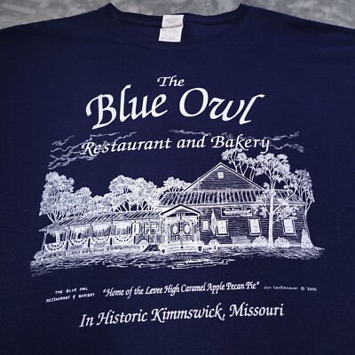 The Blue Owl Bakery XL Levee High Apple Pie Kimmswick Missouri Souvenir USA