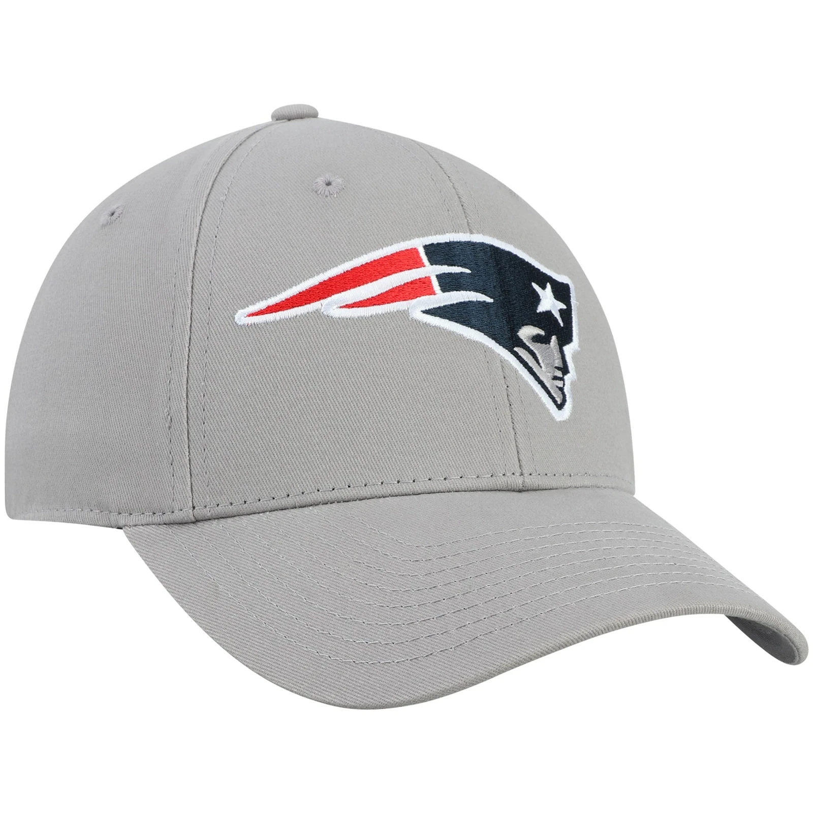 New England Patriots Youth Gray Embroidered Baseball Cap