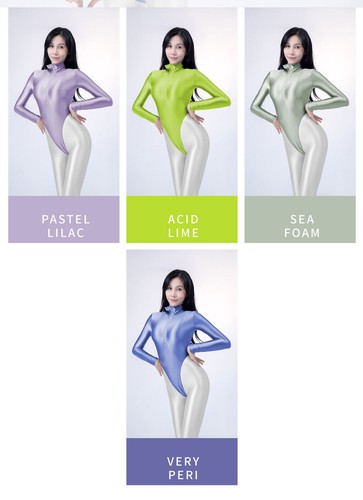 AMORESY Mujer Manga Larga Tanga Cremallera Traje de Baño T-back Leotardo Playa Body - Imagen 13 de 58