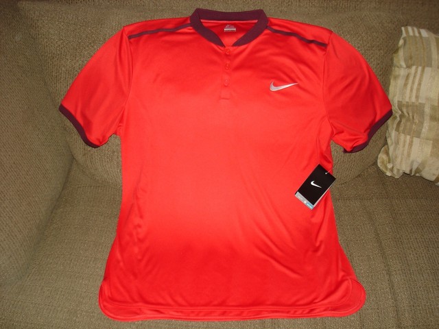 nike henley tennis shirt