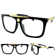 Men's Classic Elegant Modern Retro Hip Hop Fashion Clear Lens Eye Glasses Frames