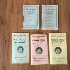 1931 Erie DailyTimes Cooking School Brochures 