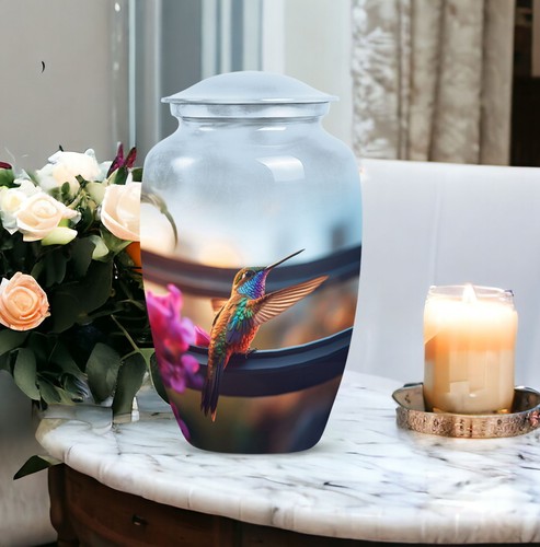 Humming Bird Urns For Ashes Adult Male Large Cremation Urn For Adult Women - Picture 5 of 7