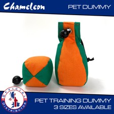 Gun Dog Training Dummy Toy Orange & Green - 100g, 250g or 500g
