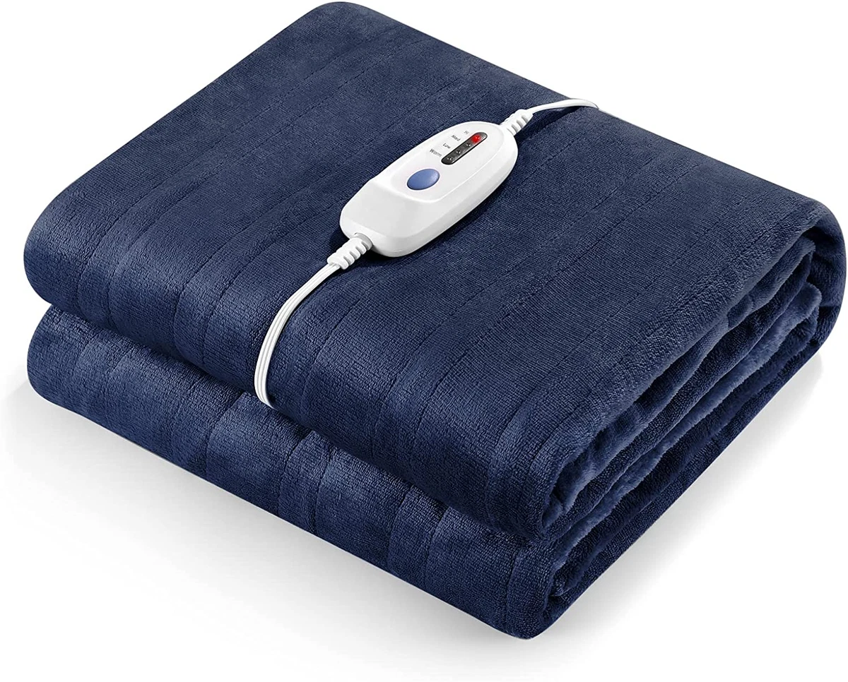 Sherpa electric blanket twin hot sale