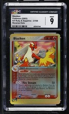 CGC 9 MINT Blaziken 3/109 EX Ruby & Sapphire Reverse Holo Pokemon Card on eBay