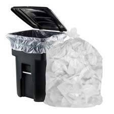 50 Garbage Can Liners High Density Trash Liners 12-16 Gal 24 x 33