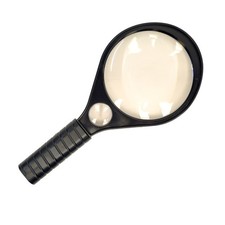 Large Handheld 3x Magnifying Reading Glass 4x Office Desk School Magnifier Lens