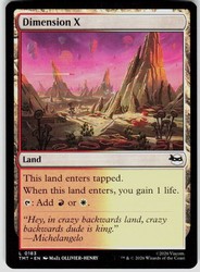 Dimension X #183 Teenage Mutant Ninja Turtles (TMT) MTG Land