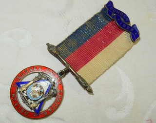 1925 MASONIC ROYAL ARCH HM SILVER FOUNDER JEWEL SUSSEX UNITY CHAPTER No 4150