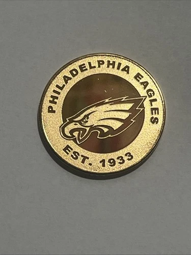 2007 NFL Football Highland Mint Game Coin Medallion, Philadelphia Eagles