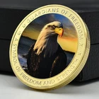 Bald Eagle Challenge Coin Guardians of Freedom Patriotic Collectible Gift Medal