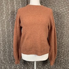 Pink Rose Long Sleeve Pullover Pink Cozy Sweater Womens