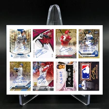 Shohei Ohtani #17 Mini Card Set LA Dodgers Mint Uncut Cards Sheet!