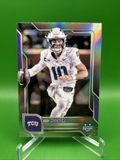 2025 Bowman Chrome University 1st #144 Josh Hoover Refractor TCU