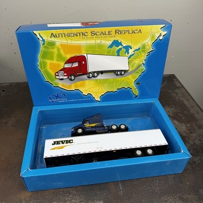 DG PRODUCTIONS Jevic Transportation 1/64 Diecast Truck & Trailer