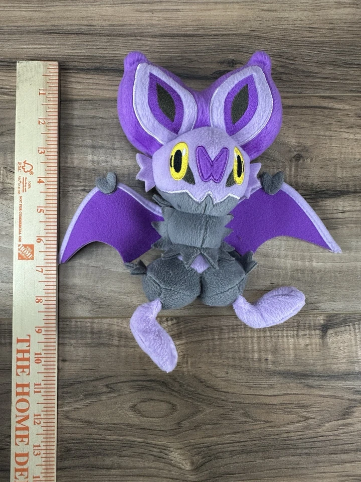 Noibat Official Pokemon Tomy 2016 - Original Plush Soft Toy Nintendo 8" - Image 3 of 4