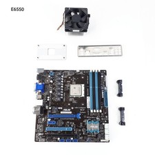 ASUS F2A85-M Motherboard Socket FM2 CPU Combo AMD A8-5500 I/O Cooler Working