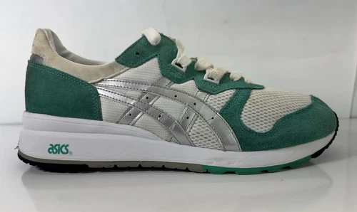 Scarpe uomo ASICS Gel Epirus H413N taglia 11 argento verde bianco